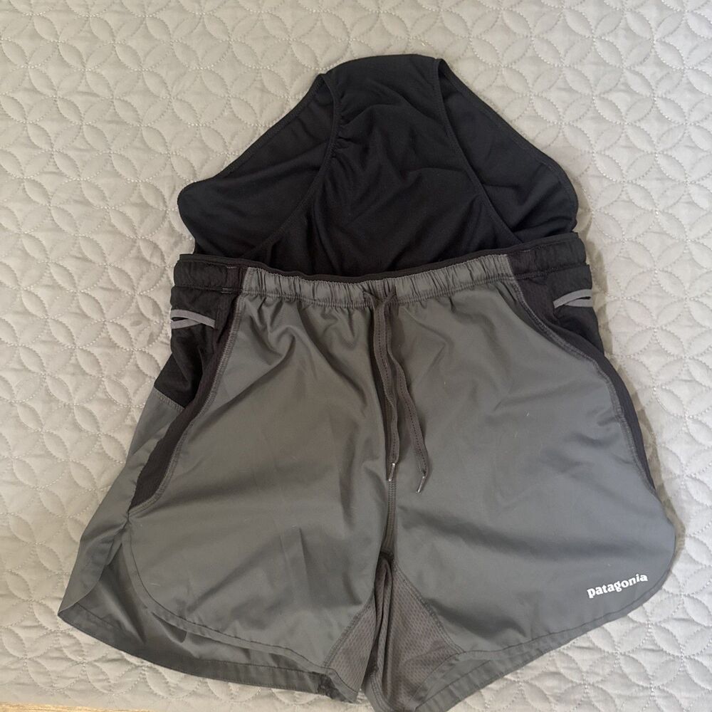 Patagonia Shorts Mens Small Gray/Black Lined Athletic Running Casual Pockets - Picture 12 of 14
